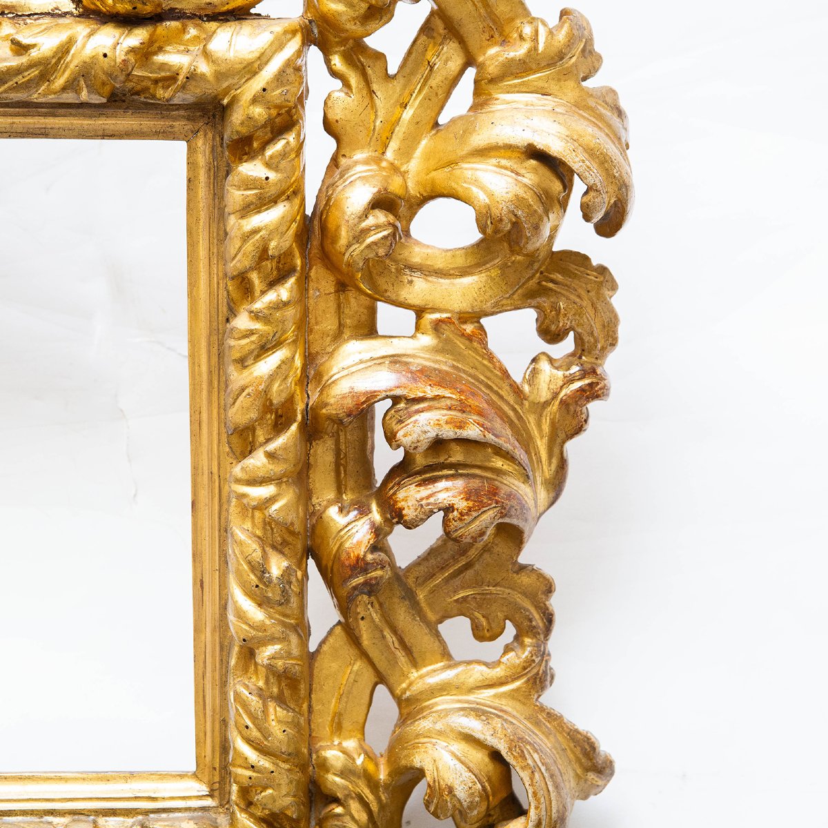 Cadre doré, style baroque, XIXe siècle-photo-2