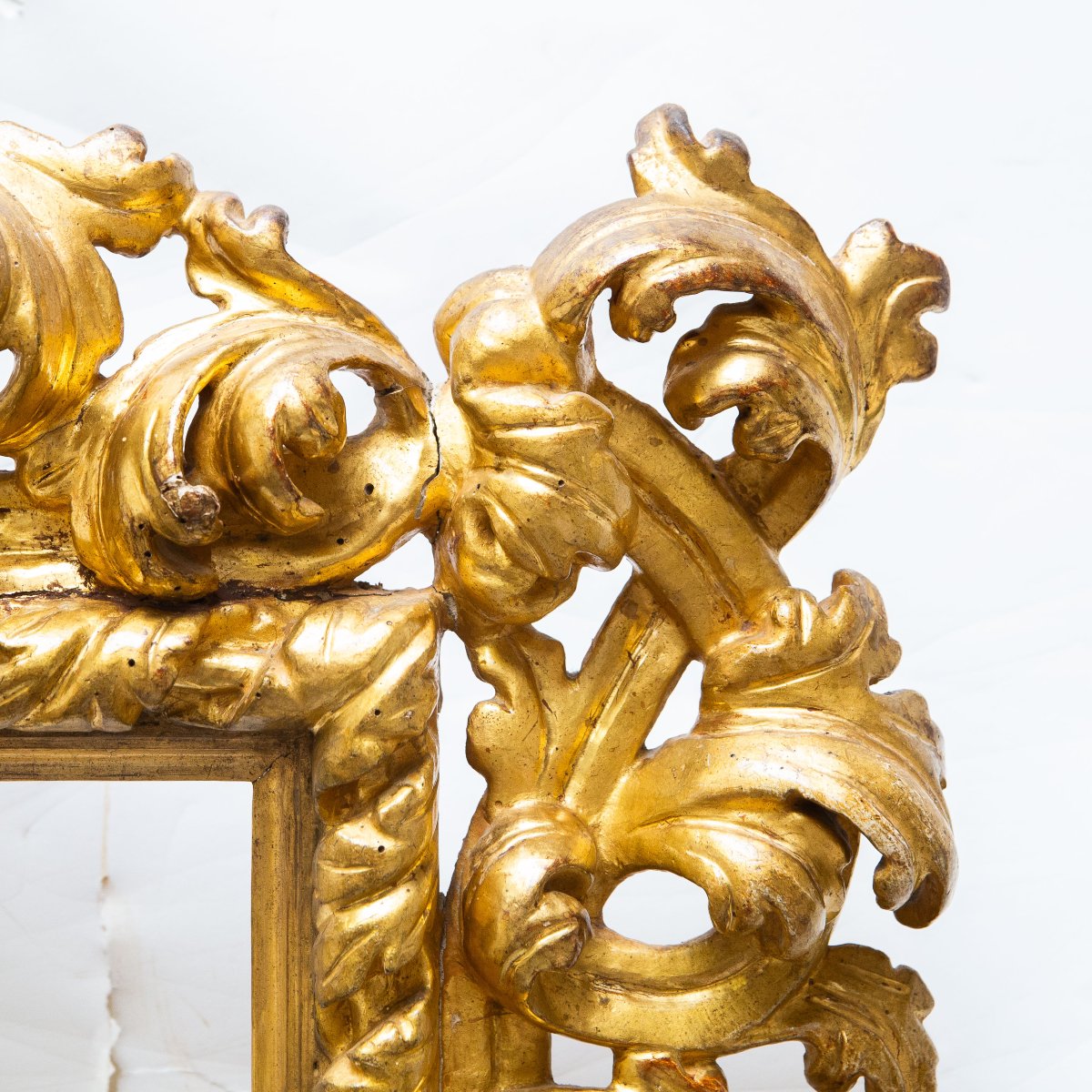 Cadre doré, style baroque, XIXe siècle-photo-3