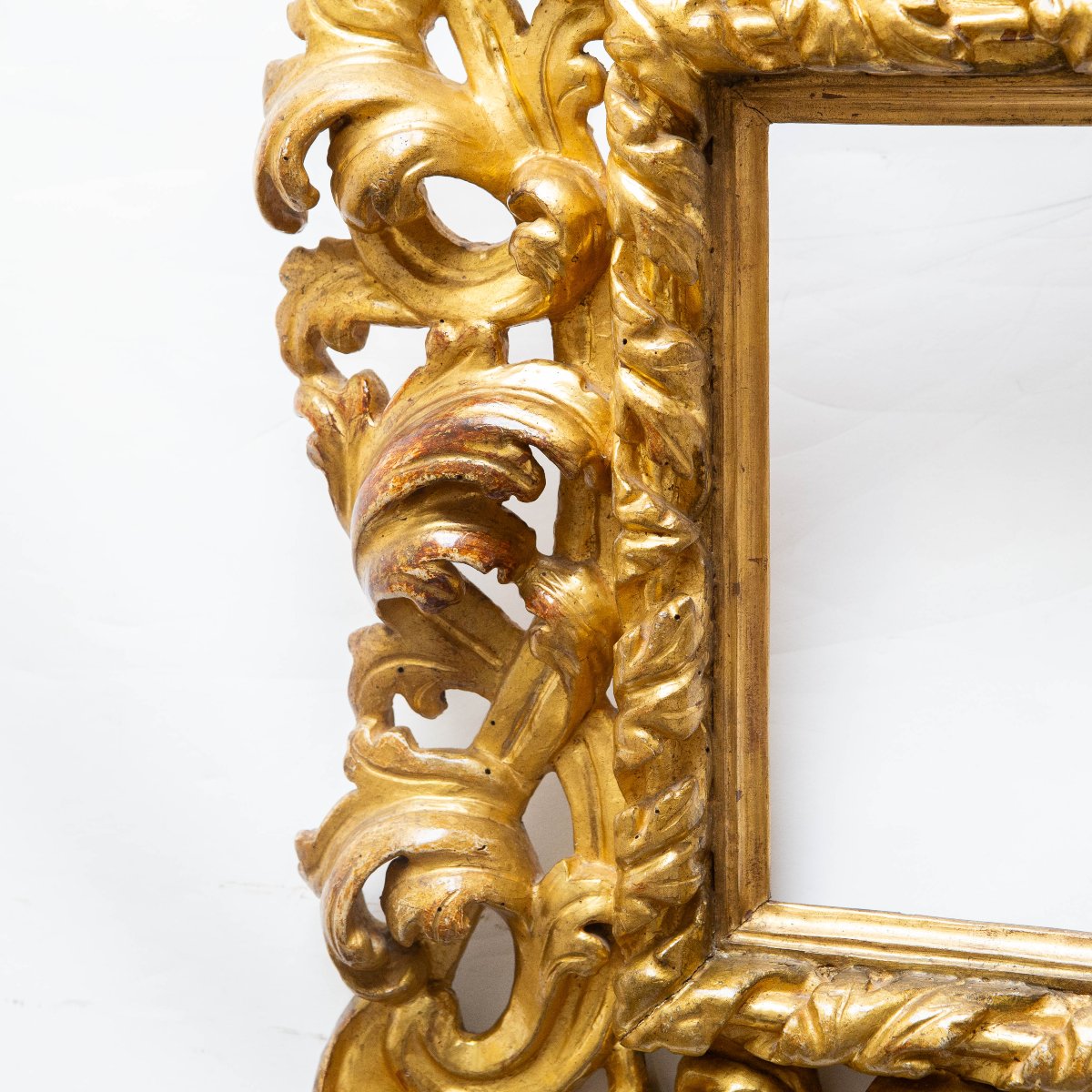 Cadre doré, style baroque, XIXe siècle-photo-1