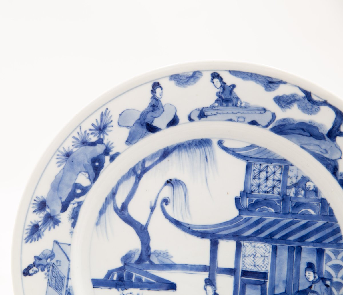 Assiette ancienne, Chine, Kangxi, XIXe siècle-photo-3