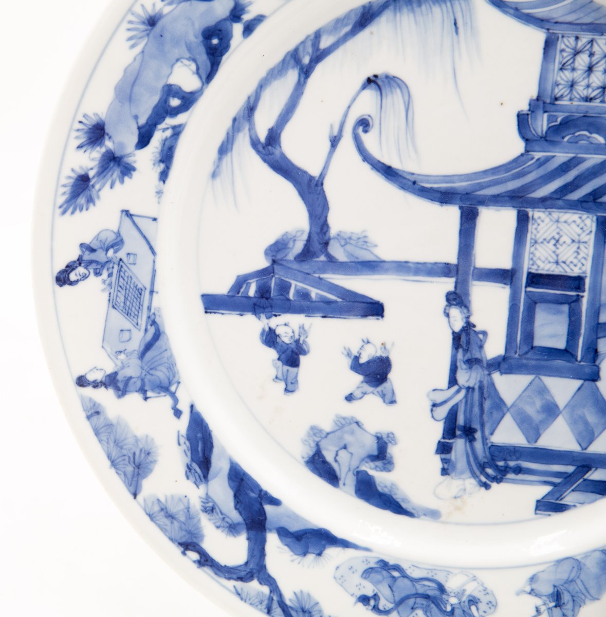 Assiette ancienne, Chine, Kangxi, XIXe siècle-photo-4
