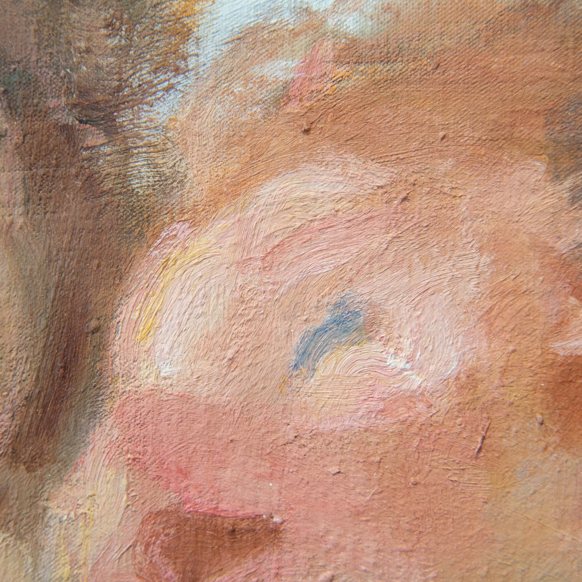 Mario Micheletti, Oil On Plywood, Signed, 20th Century-photo-3