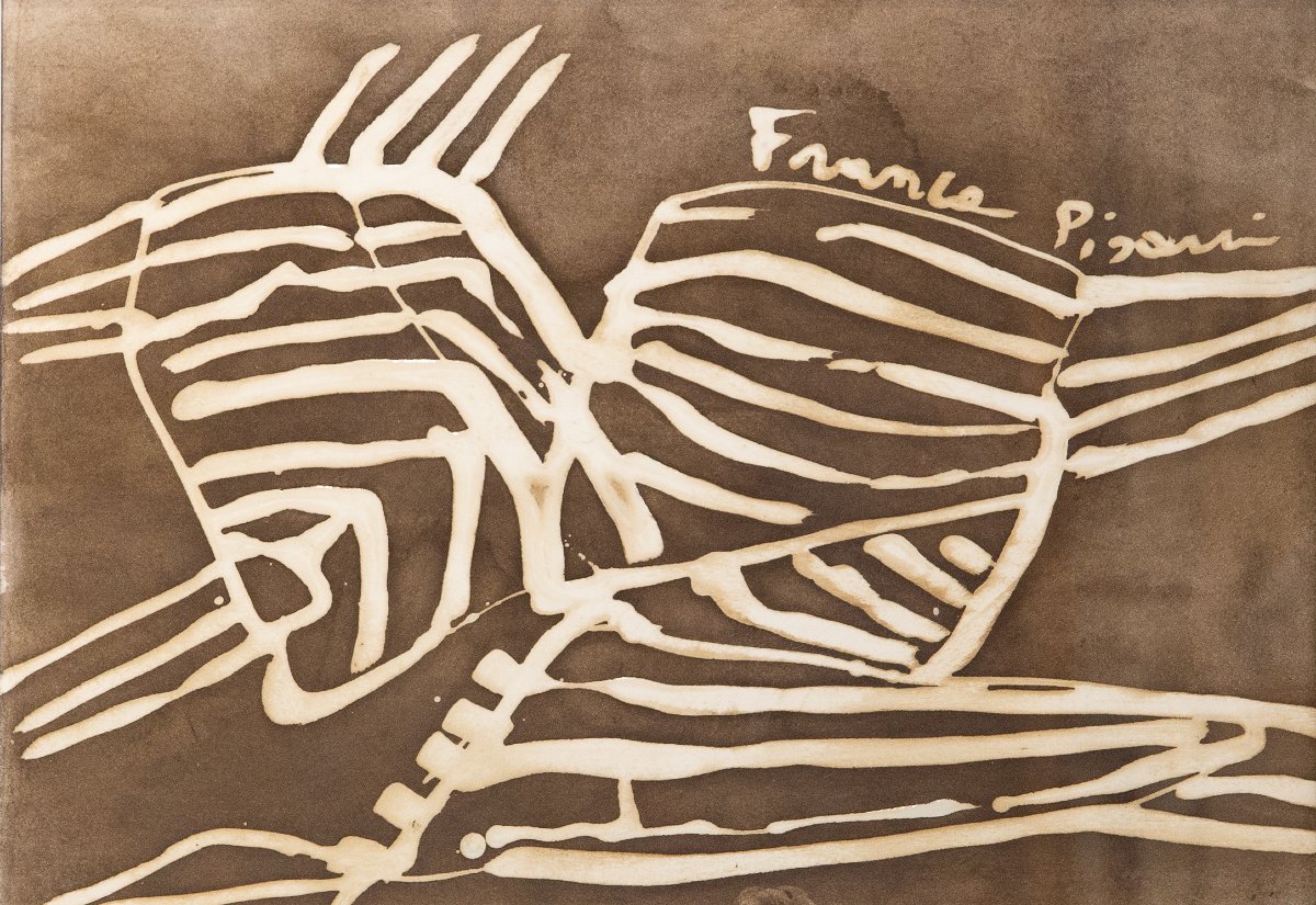 Franca Pisani, Mixed Media, Signed, 20th Century