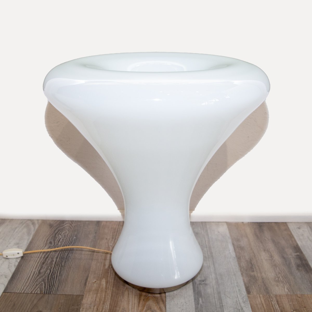 Lampe « Space Age », en verre des années 60