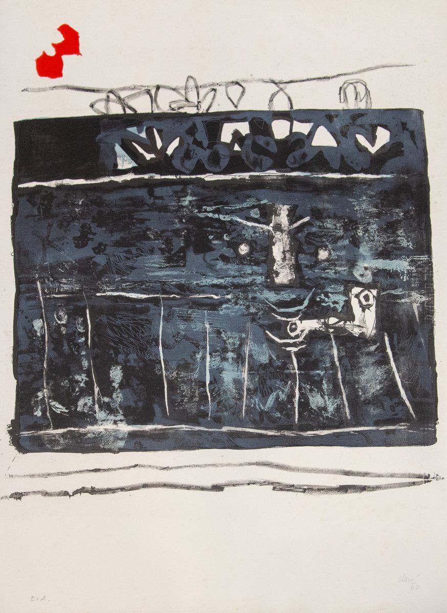 Antoni Clavé, « King with Pipe », années 60