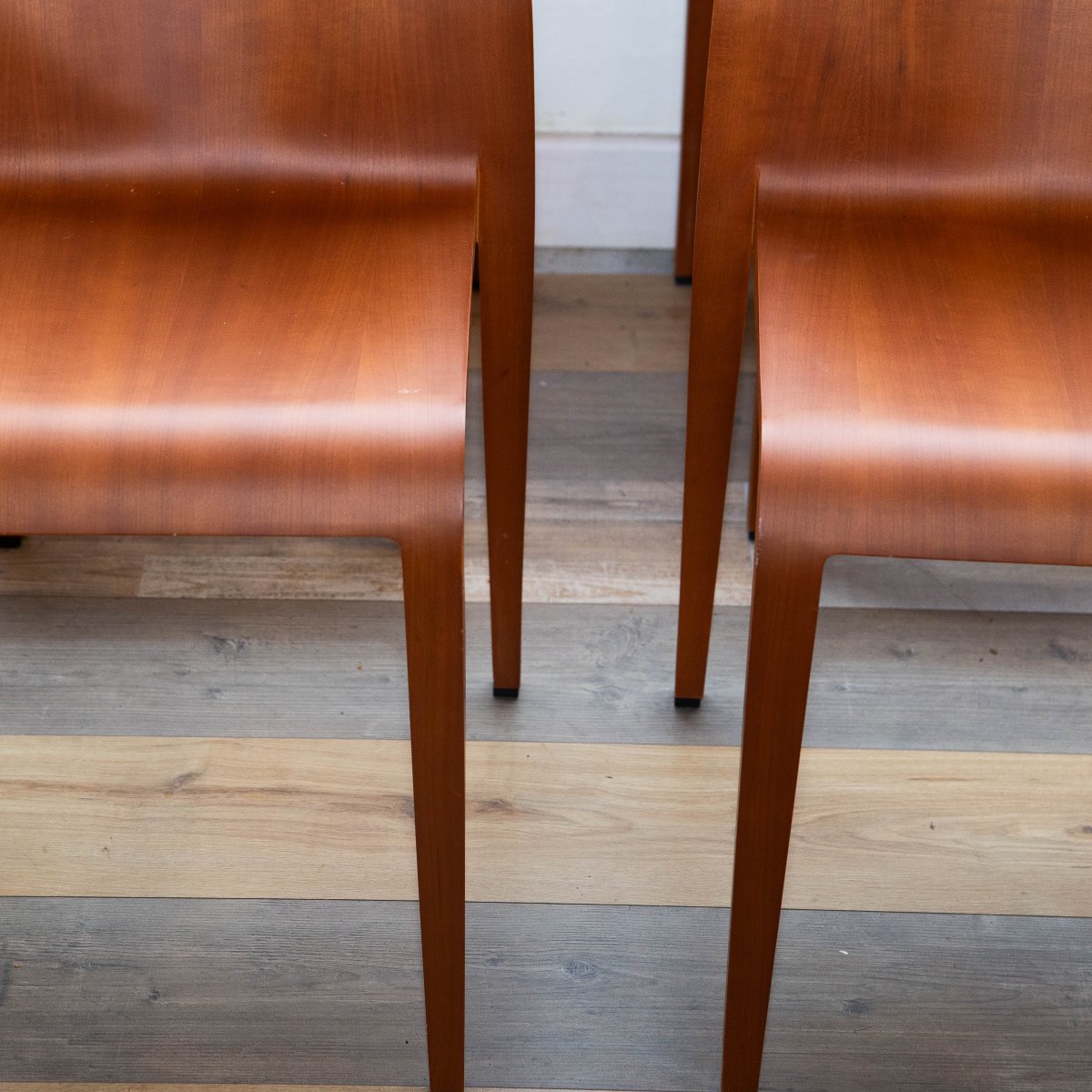 Lot de 8 chaises, Blumer pour Alias, « La Leggera », XXe siècle-photo-4