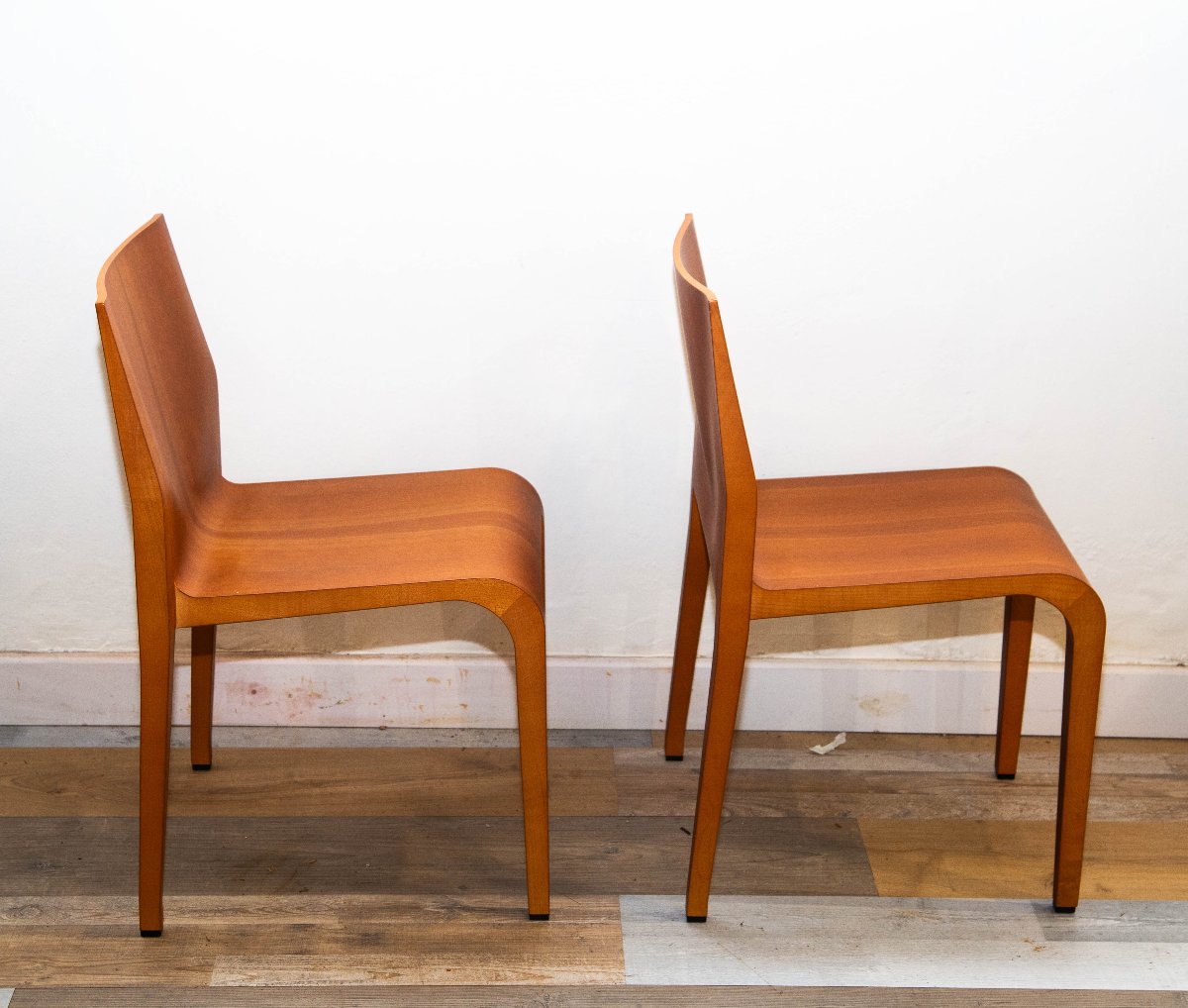 Lot de 8 chaises, Blumer pour Alias, « La Leggera », XXe siècle-photo-5