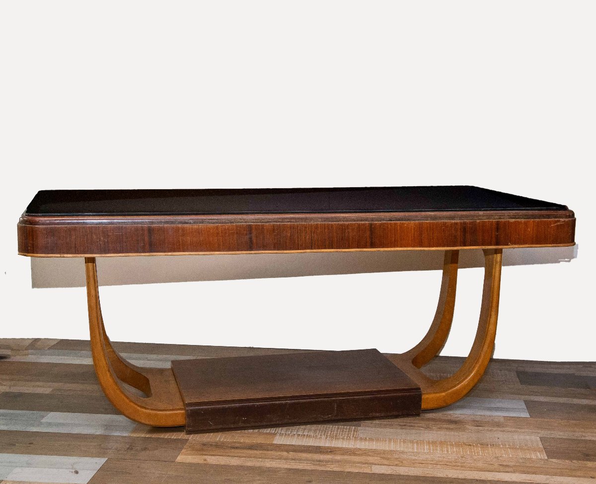 Table de salon Art déco, design italien, années 30/40-photo-3