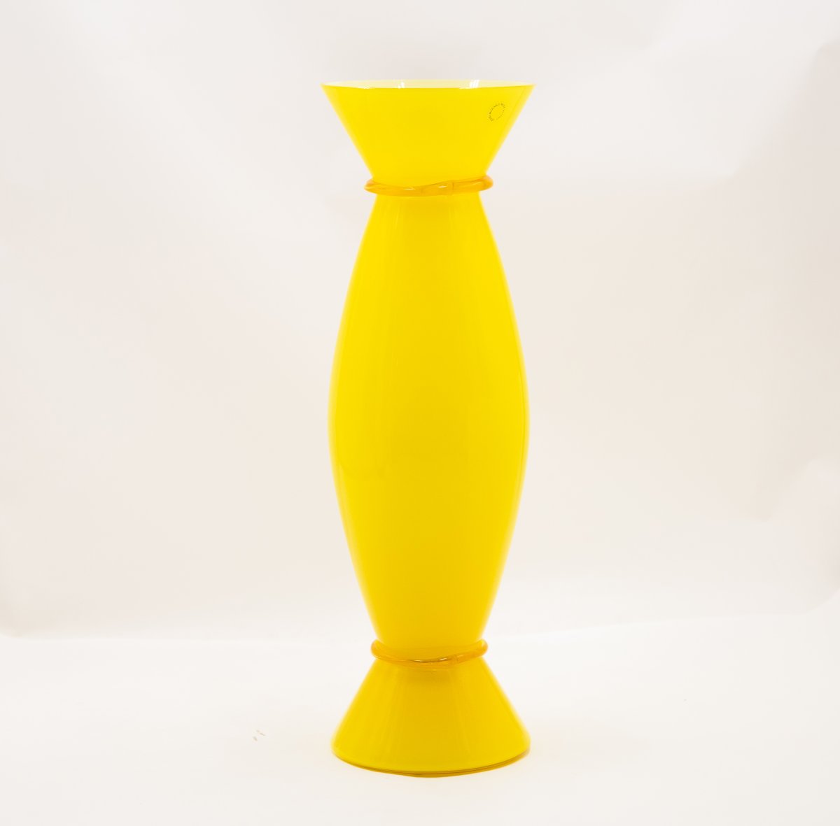 Vase en verre de Murano, Mendini pour Venini, XXe siècle-photo-2