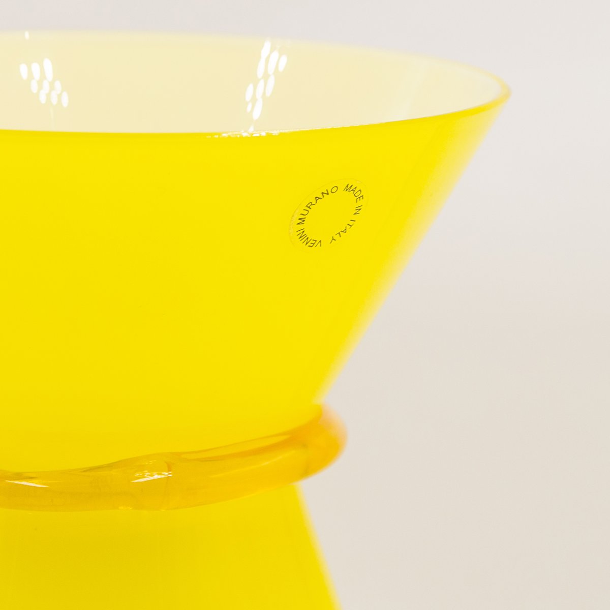 Vase en verre de Murano, Mendini pour Venini, XXe siècle-photo-2
