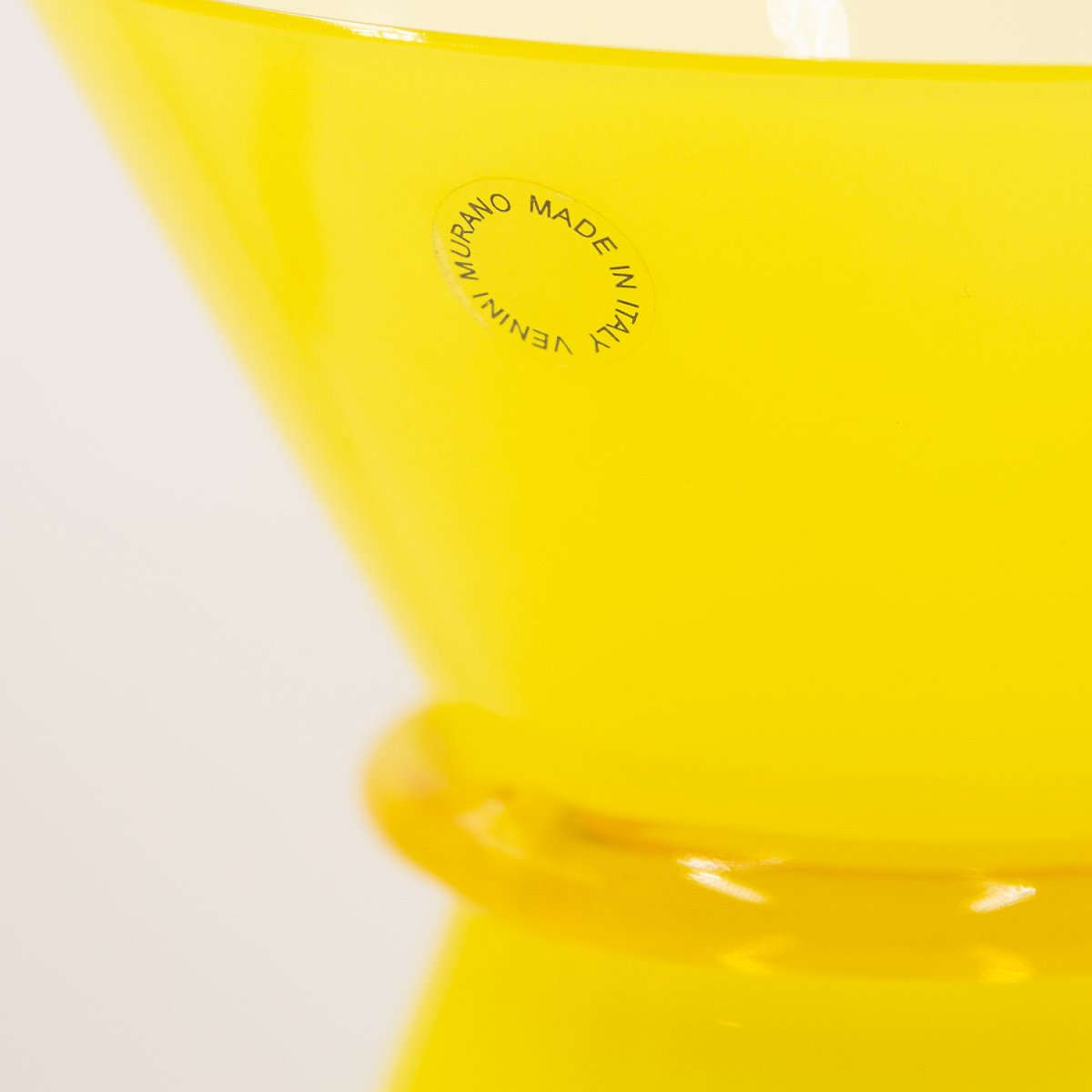 Vase en verre de Murano, Mendini pour Venini, XXe siècle-photo-3