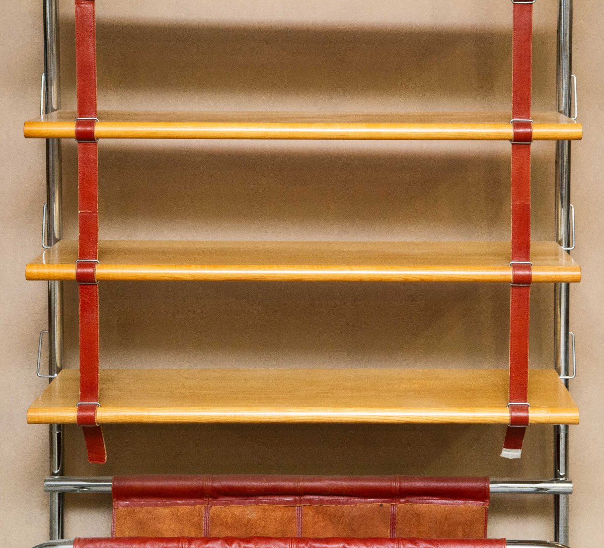 Jumbo Line Bookcase By Luigi Massoni For Poltrona Frau, 1970s-photo-2