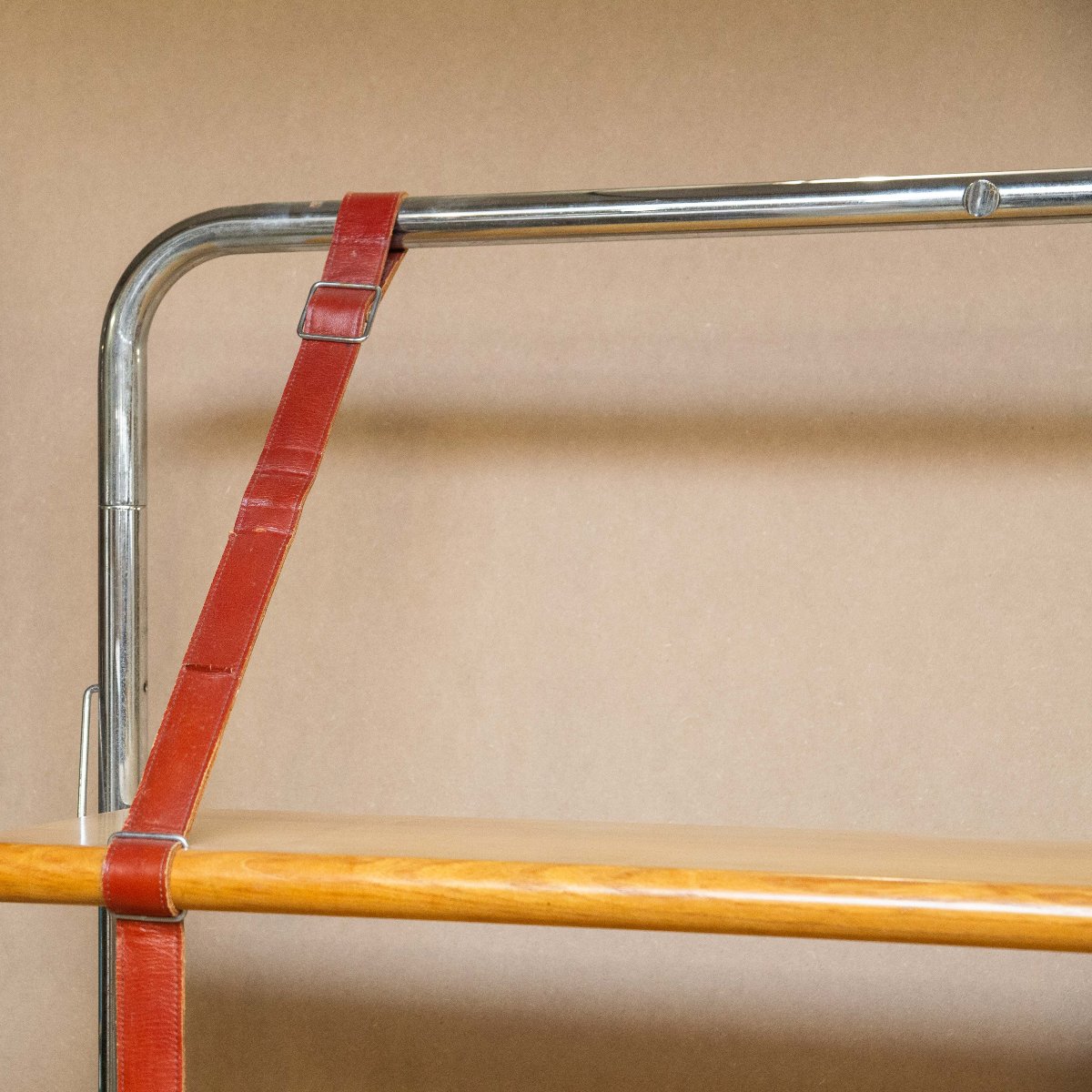 Jumbo Line Bookcase By Luigi Massoni For Poltrona Frau, 1970s-photo-1