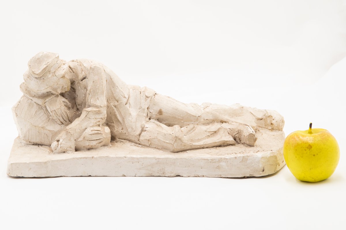  Francesco Barbera, dit Sandrùn « L'ivrogne », signé-photo-2