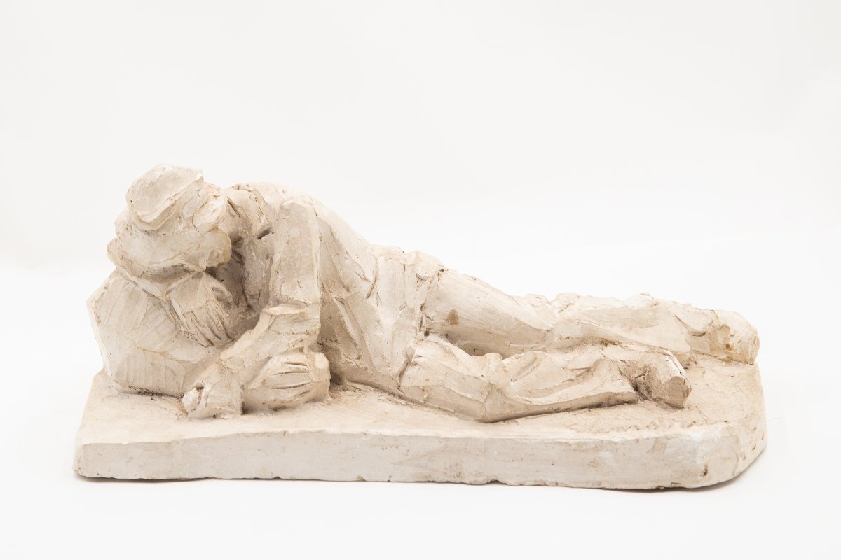  Francesco Barbera, dit Sandrùn « L'ivrogne », signé