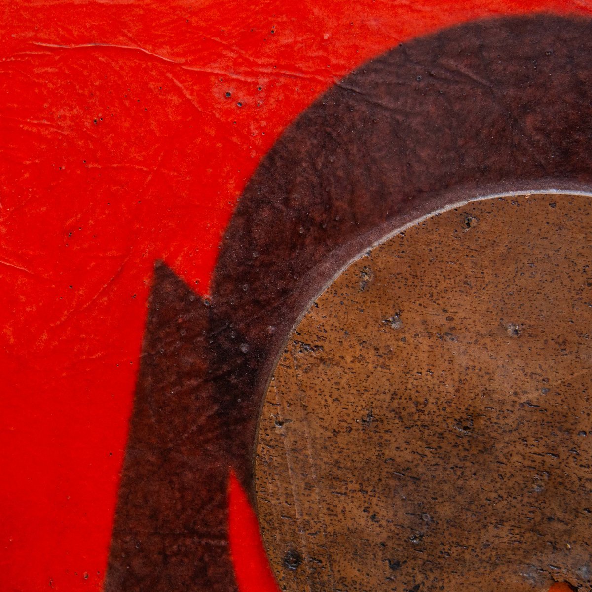 Roberto Crippa, « Sun », collage / technique mixte, années 1965-1970-photo-5