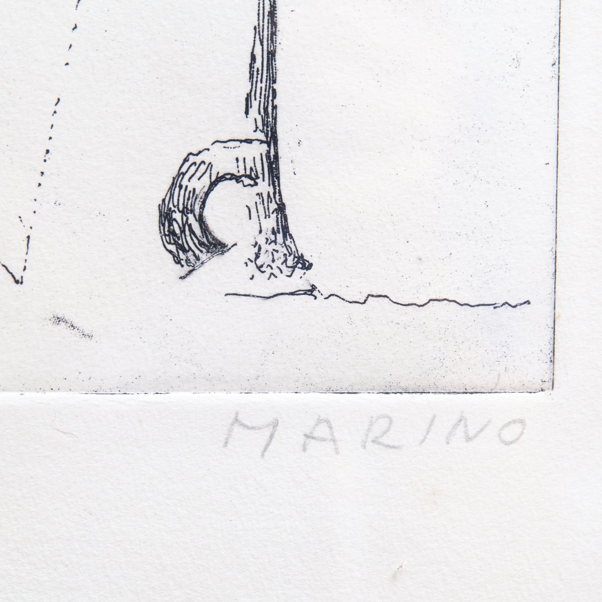 Marino Marini, "happy Trio," Etching, 1972-photo-3