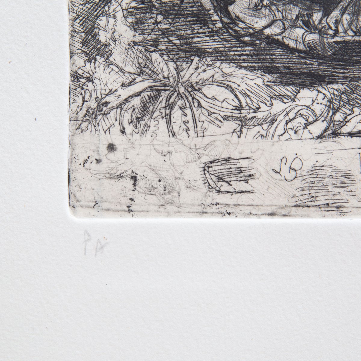 Luigi Bartolini « Scarabeo », eau-forte, XXe siècle-photo-4