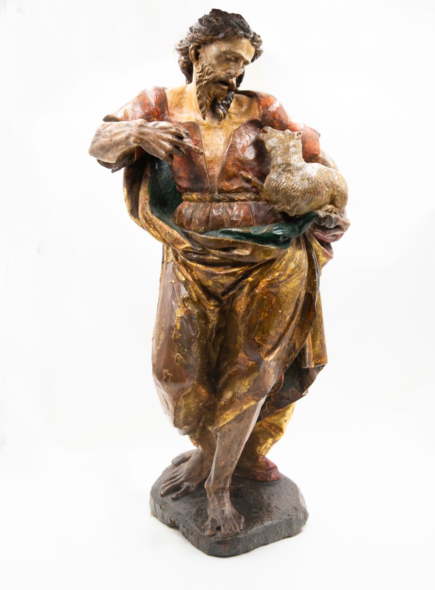 Saint Jean-Baptiste, Espagne, en bois, XVIIIe siècle