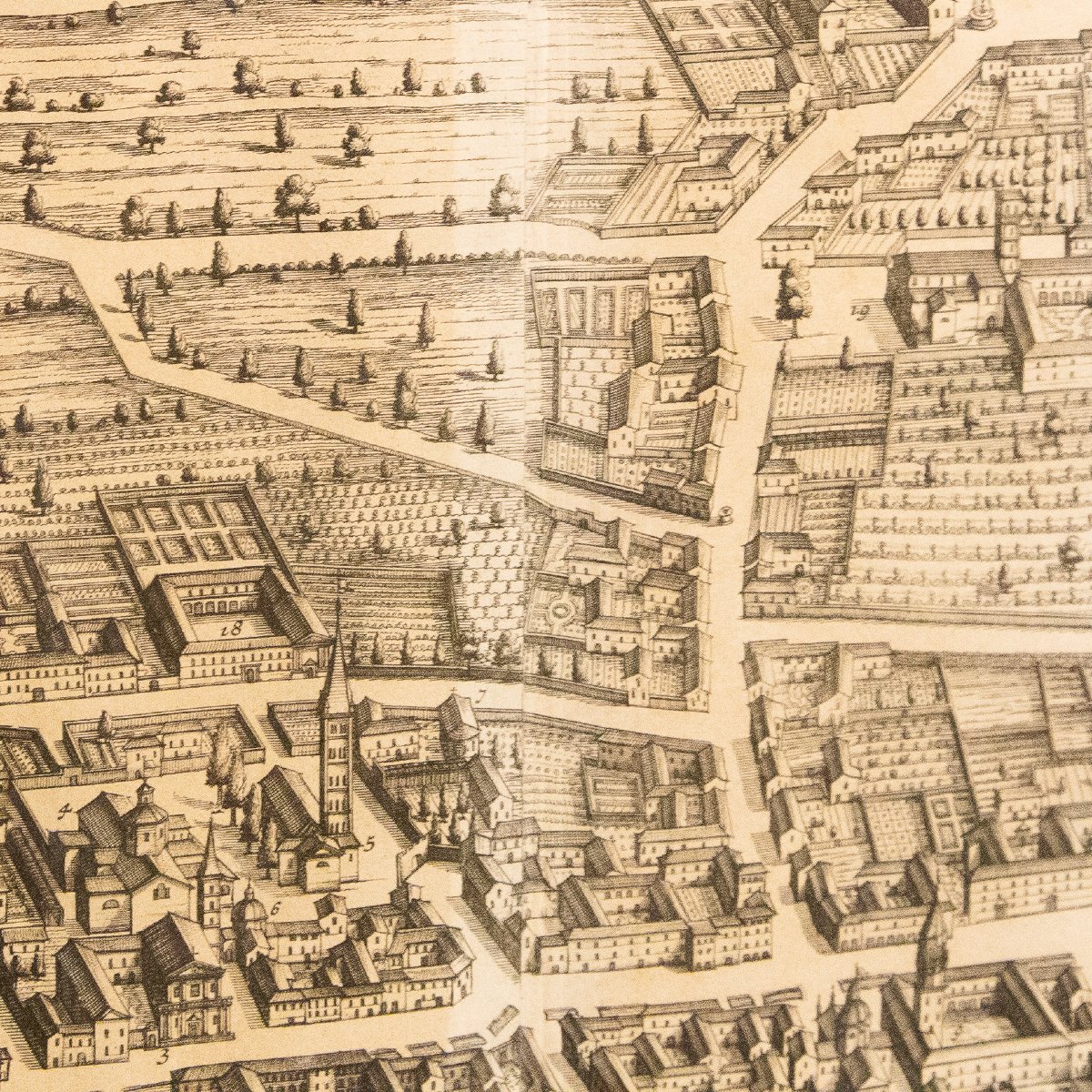 Vue de la ville de Biella, « Bugella civitas (Biella) », édition de 1725-photo-3