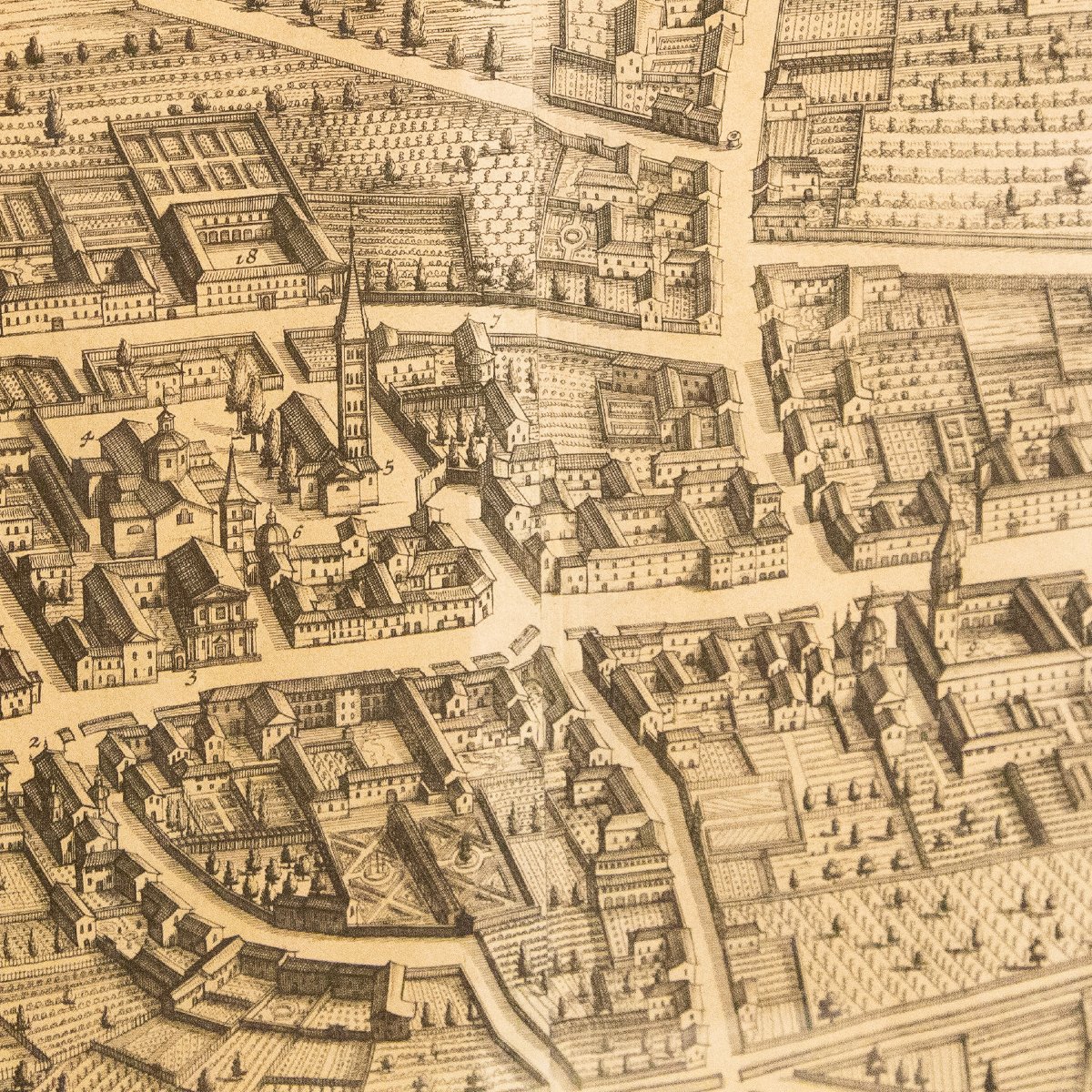 Vue de la ville de Biella, « Bugella civitas (Biella) », édition de 1725-photo-4