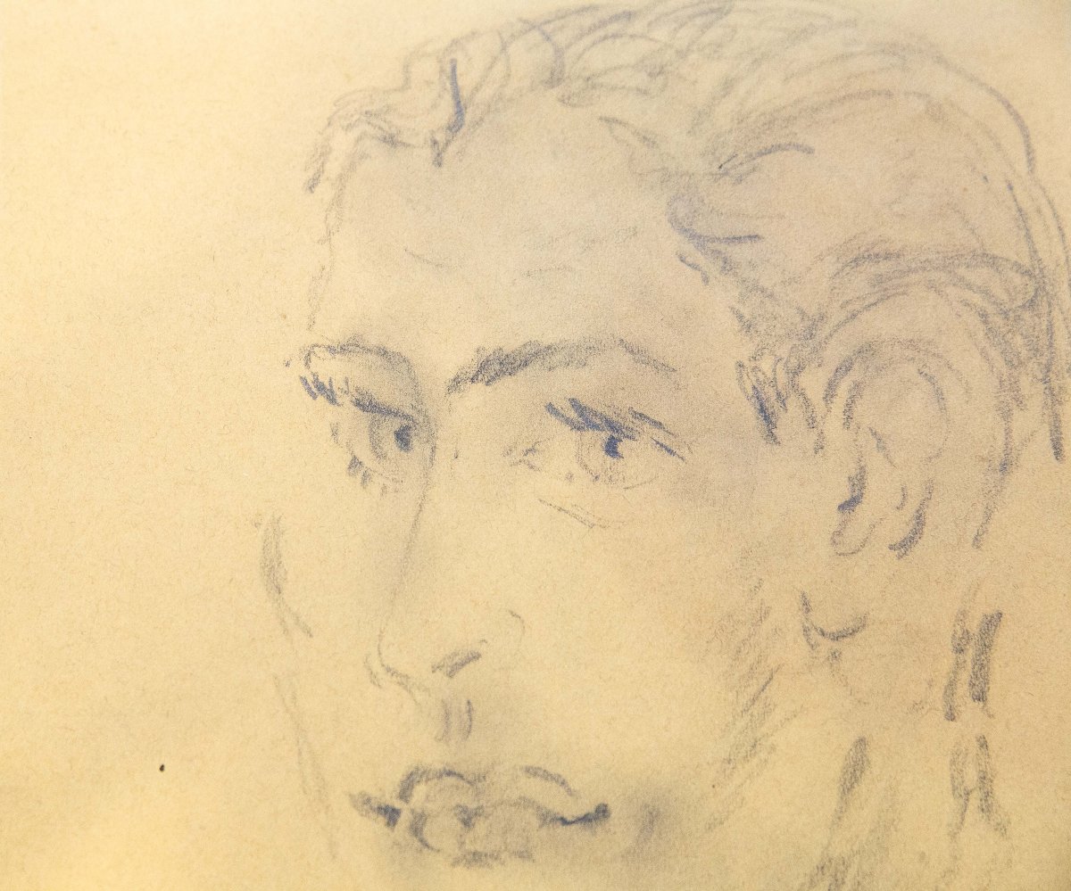 Filippo De Pisis, « Portrait d'un jeune homme, Angelo », 1941 -photo-2