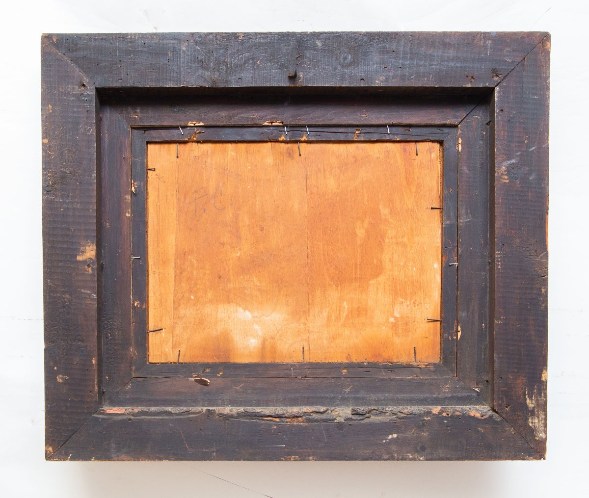 Vittorio Gussoni, « Nature morte », huile sur bois, signée, XXe siècle-photo-3