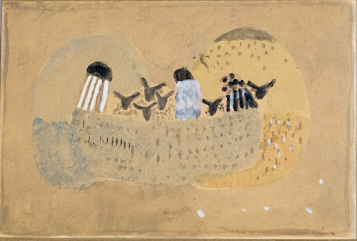 Zoran Music, « Cattleboat », gouache sur papier, 1951-photo-2