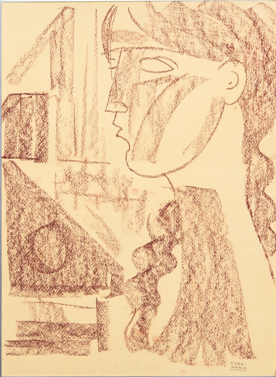 Mario Tozzi, “profile And Geometries,” 1971