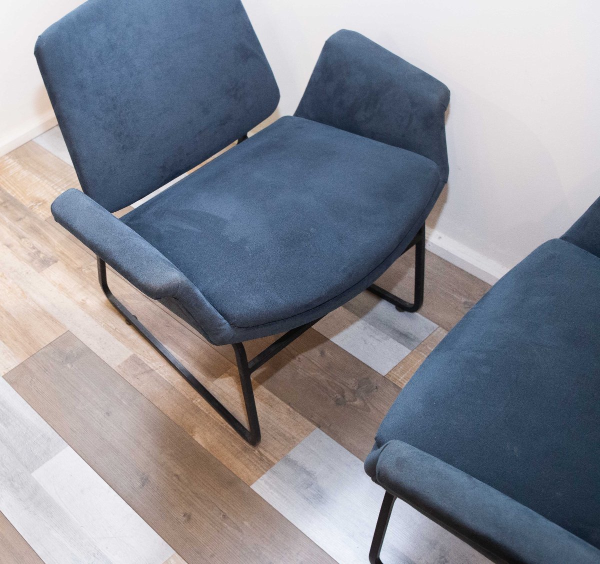 Pair Of Double Shell Armchairs By Illum Wikkelsoe For Arflex, 1950s-photo-3