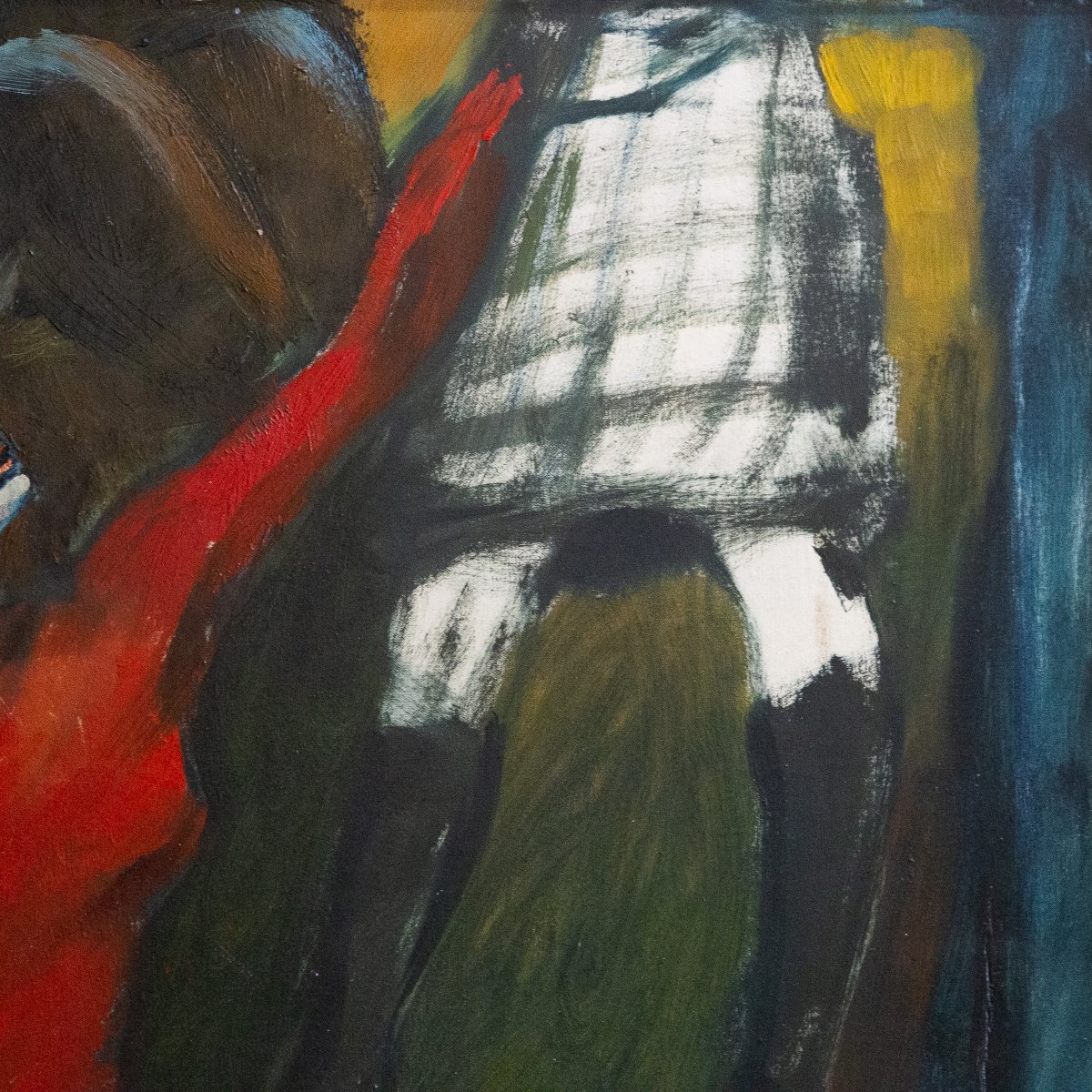 Liliana Cano, huile sur toile, « Sans titre », signée, XXe siècle-photo-2