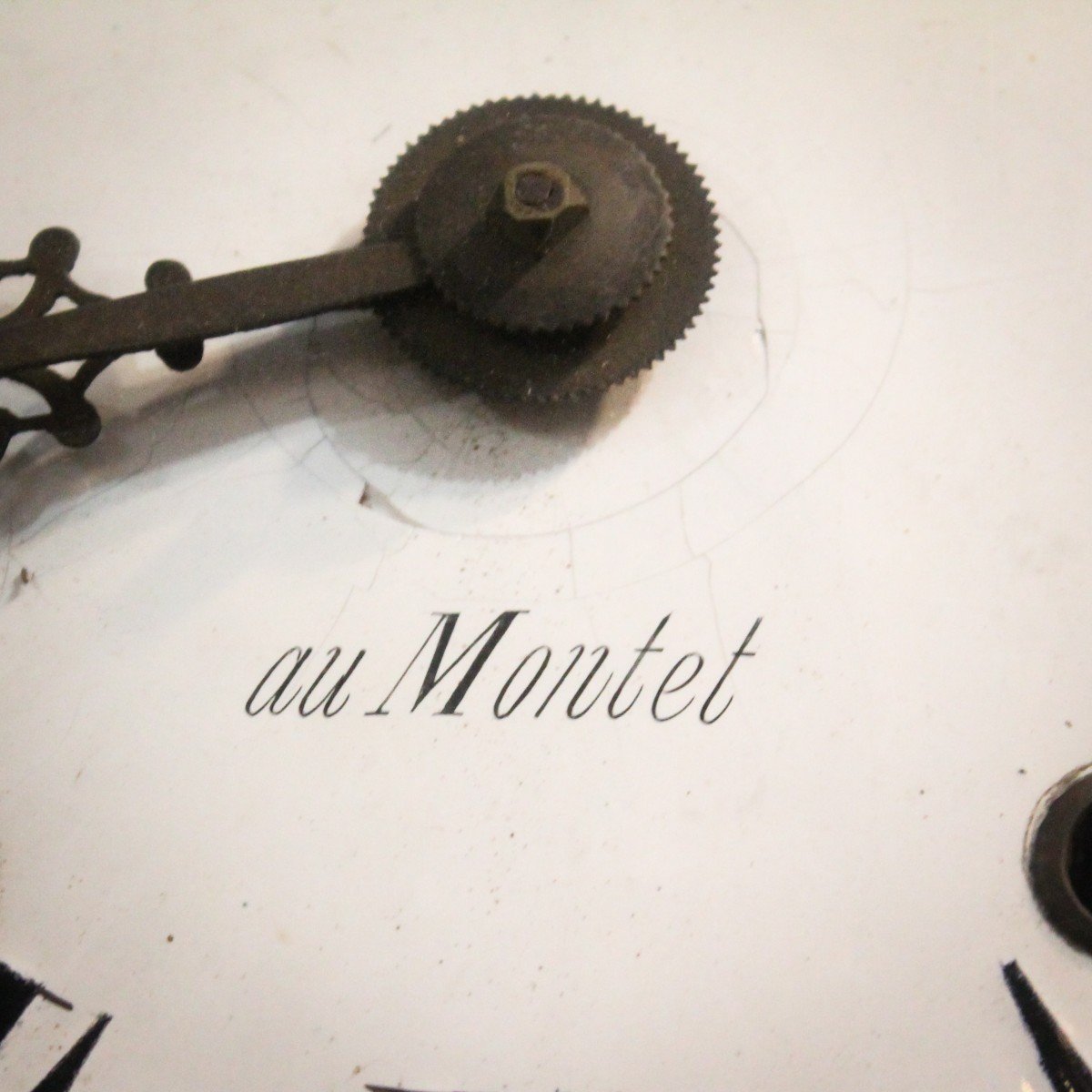 19th Century Pine Wood Tower Clock-photo-6