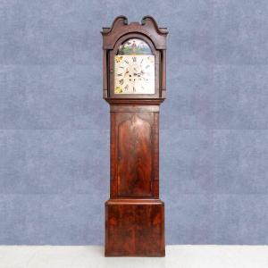Large And Beautiful George III Style Mahogany Clock, Late 1700s Early 1800s.