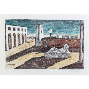 Giorgio De Chirico, "the Enigma Of Return," Ed. 51/99 , Signed, 1966