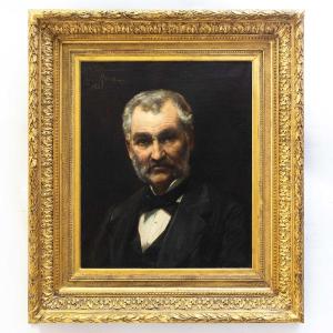 Louis Priou, « M. Elie », huile sur toile, 1880