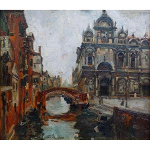 Alessandro Lupo, « Venise », signé, époque XXe siècle