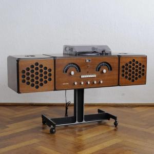 Brionvega « rr126 », radio-phonographe stéréophonique rr126, 1960