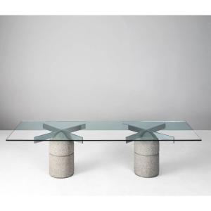 Offredi Giovanni Designer Dining Table, Produced By Saporiti, 1973.
