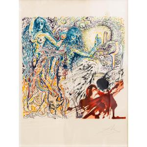 Salvador DALI', « Chassée du Paradis », signé, éd. 250 