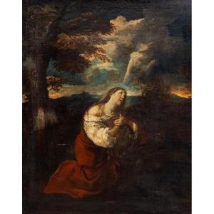 Sainte Marie-Madeleine, huile sur toile, XVIIIe siècle