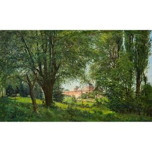 View Of Valentino Castle From The Park, Turin