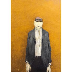 Giancarlo Cori – « Après le Déluge », huile sur toile, signée, 1968