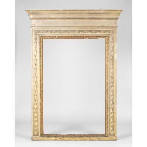  Cadre néoclassique en bois laqué, XVIIIe siècle