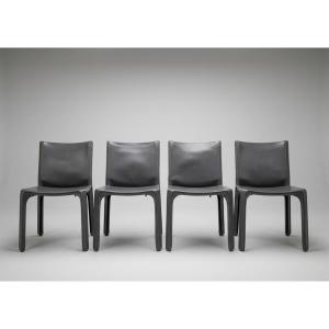 Set Of 4 "cab 412" Chairs – Mario Bellini For Cassina (1977)