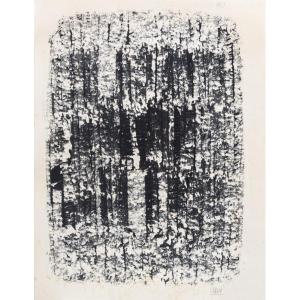 César Baldaccini, Arrachage, signé et daté, 1961
