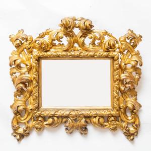 Cadre doré, style baroque, XIXe siècle
