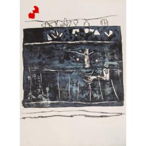 Antoni Clavé, King With Pipe", Anni '60