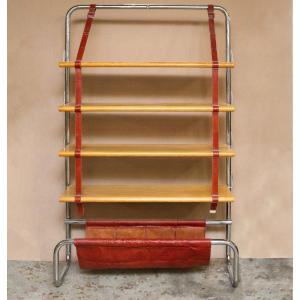 Bibliothèque « Jumbo Line » de Luigi Massoni pour Poltrona Frau, années 70