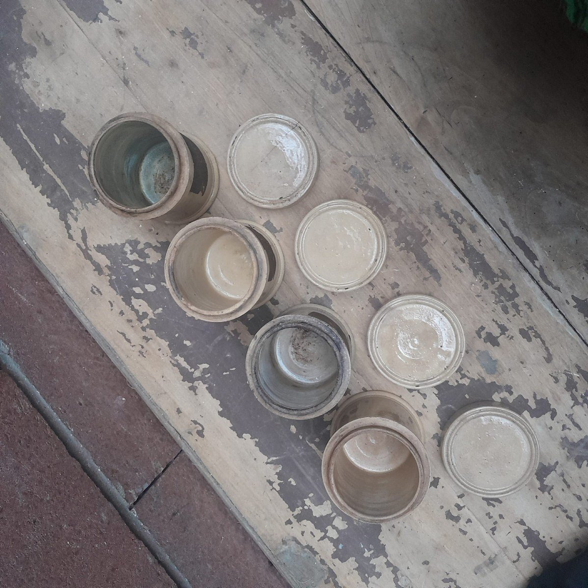 Pot à Onguent Céramique XIXème-photo-2