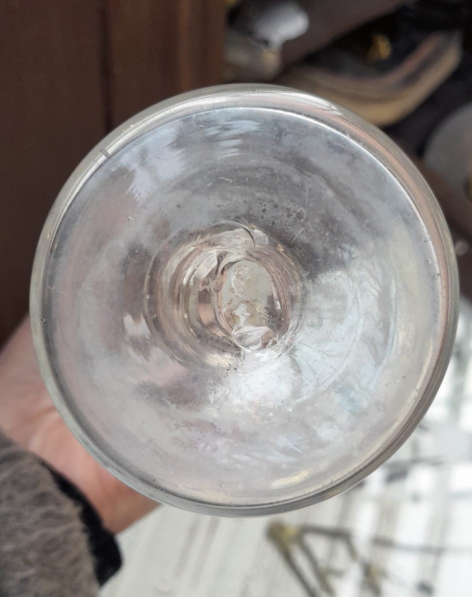 Carafe à Liqueur En Verre Soufflé, XVIIIème-photo-3